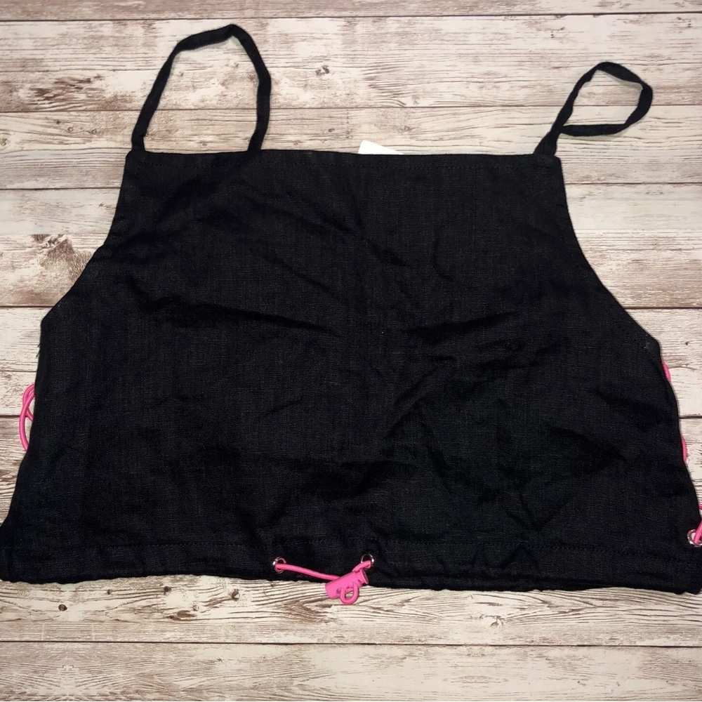 100 Linen top. Millau crop top 100 linen